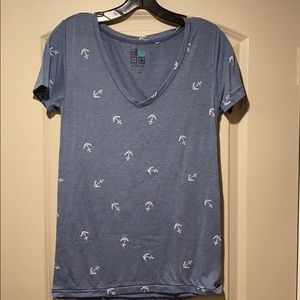 Nollie Women's Blue Anchor T-Shirt